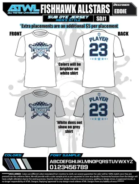 2022 Fishhawk All Stars Mens Parent Jerseys