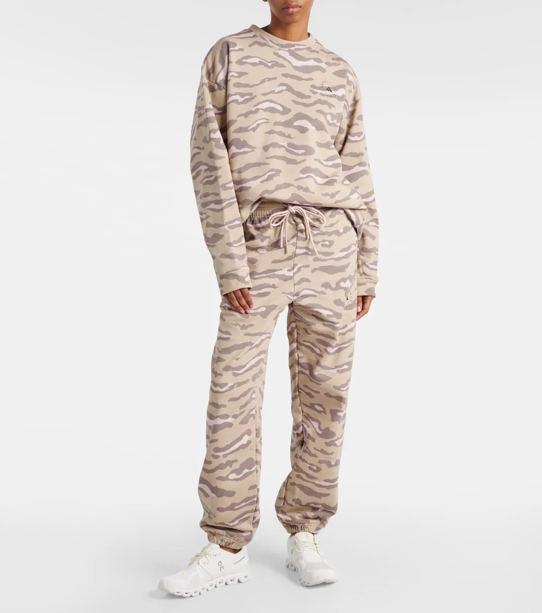 Adidas By Stella Mccartney truecasual print track pants, khaki