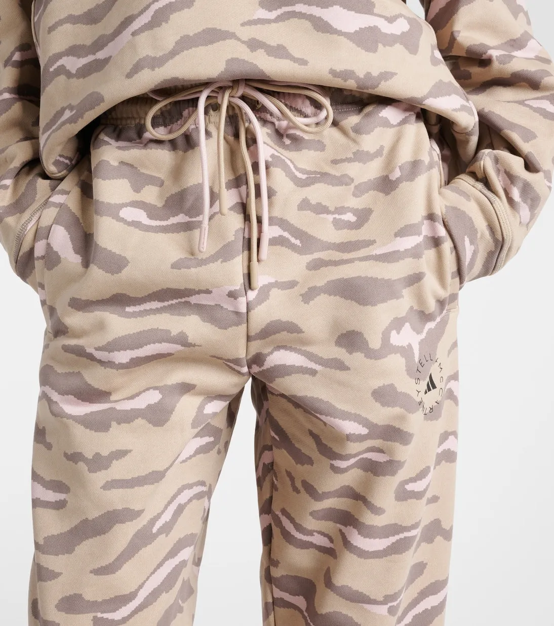 Adidas By Stella Mccartney truecasual print track pants, khaki