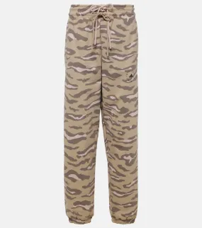 Adidas By Stella Mccartney truecasual print track pants, khaki