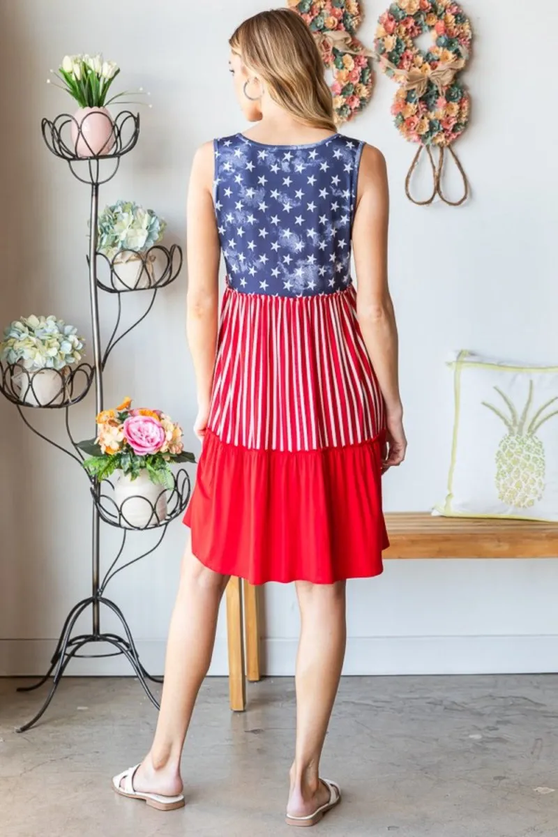 American Flag Tank Dress