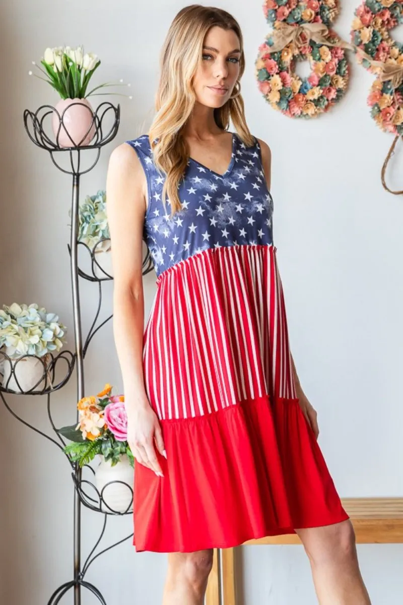 American Flag Tank Dress