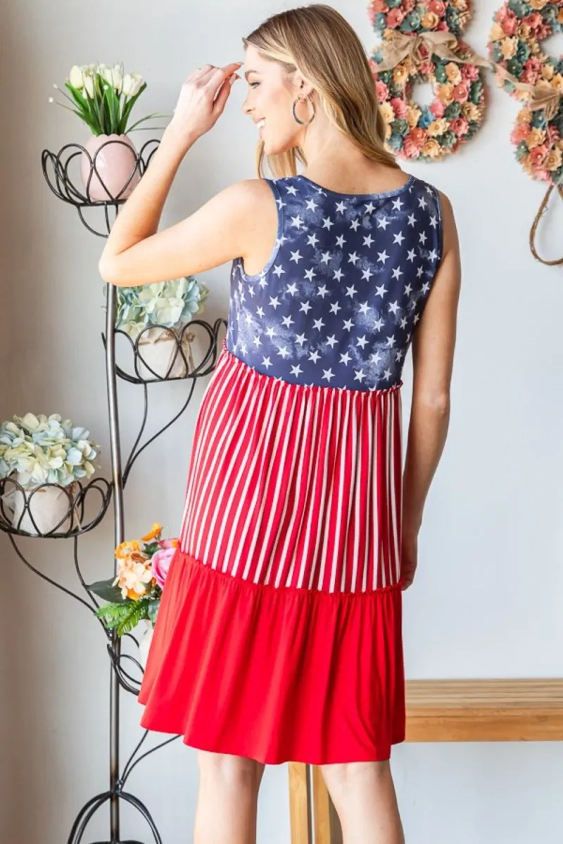 American Flag Tank Dress