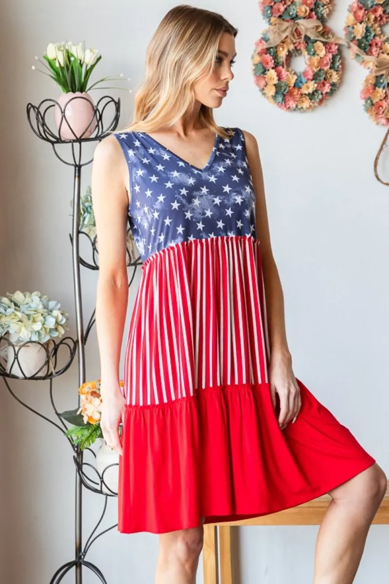 American Flag Tank Dress