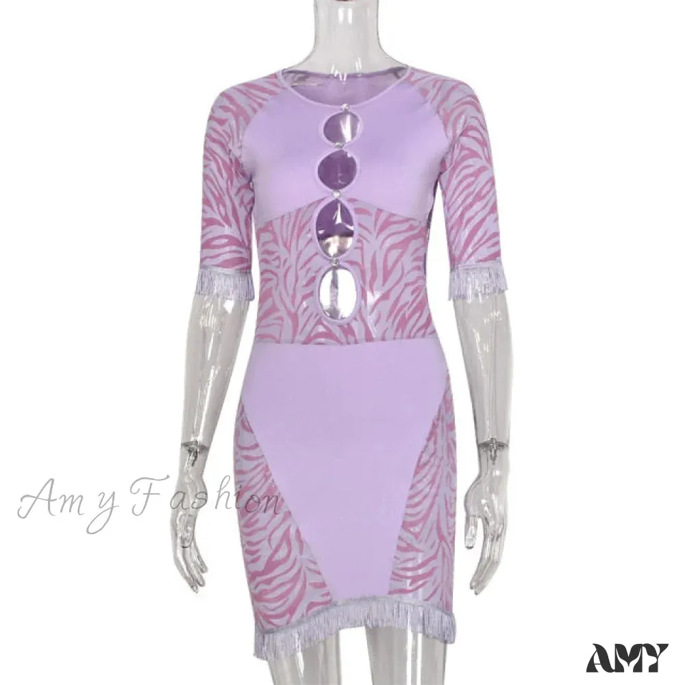 Amy Fashion - Holiday Night Club Party Bodycon Pencil Short Dresses