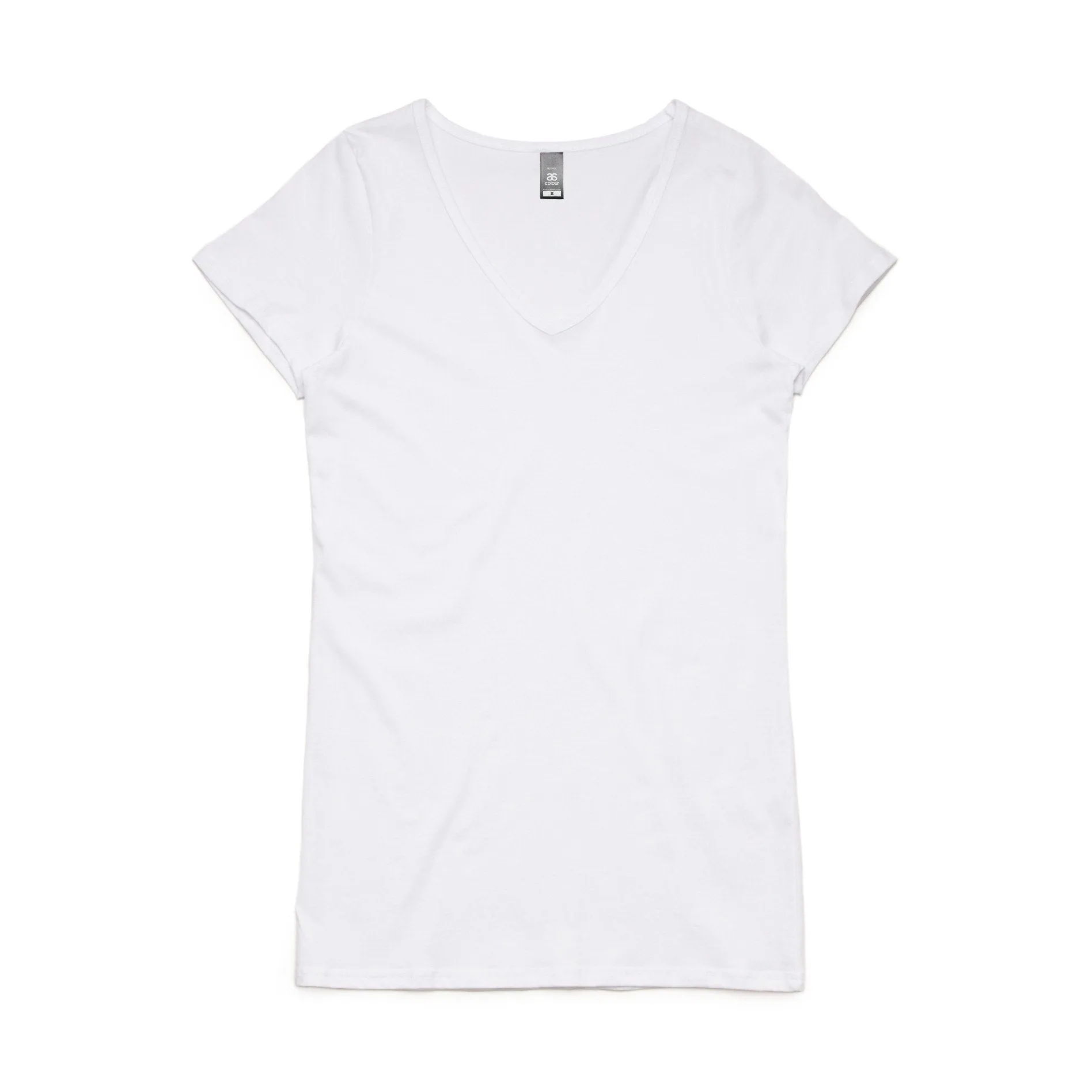 Ascolour Bevel V-Neck Tee-(4010)