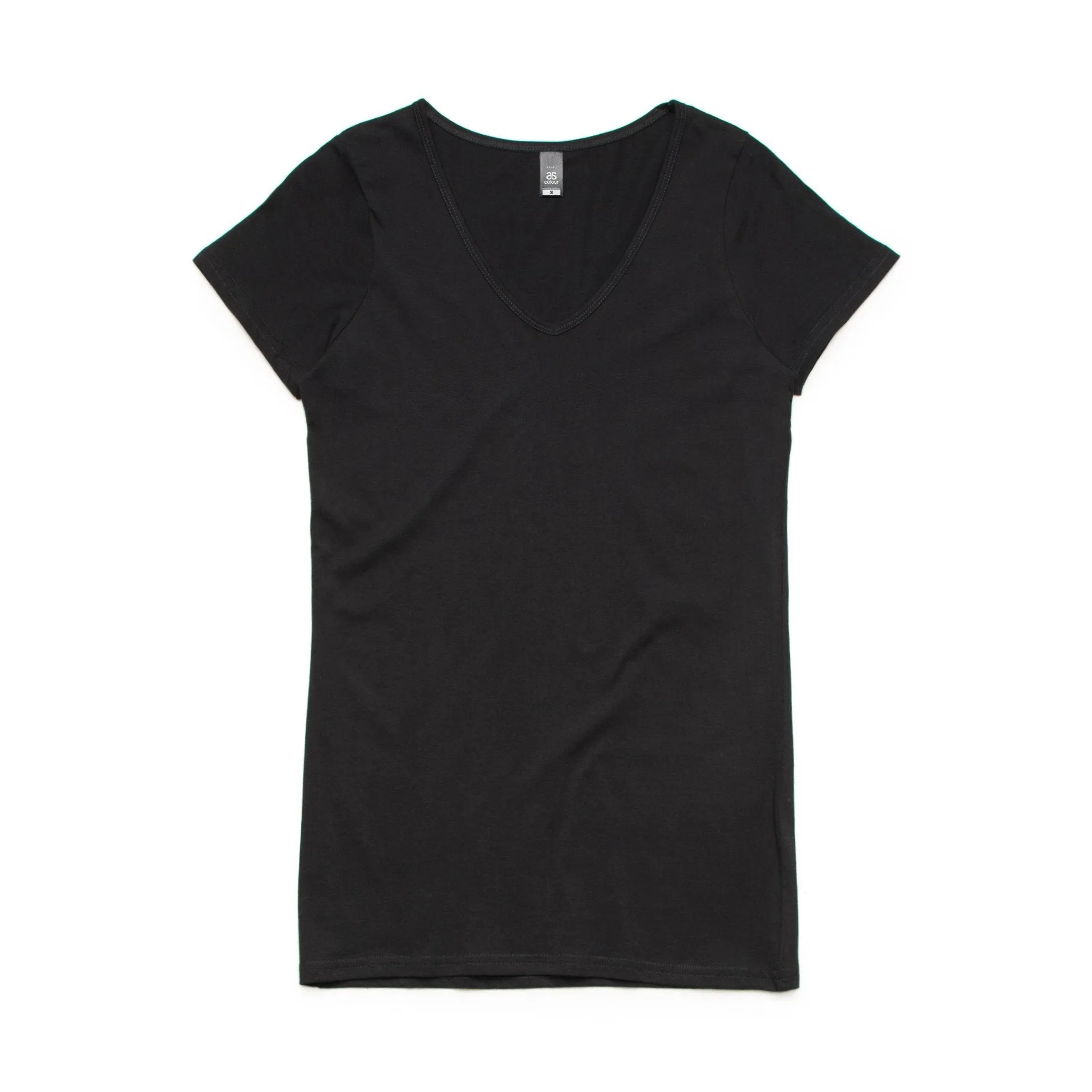 Ascolour Bevel V-Neck Tee-(4010)