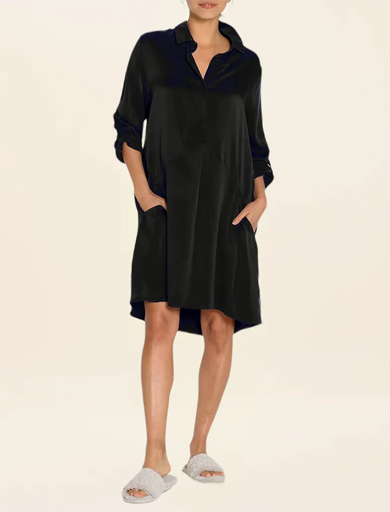 Audrey Silk Nightshirt