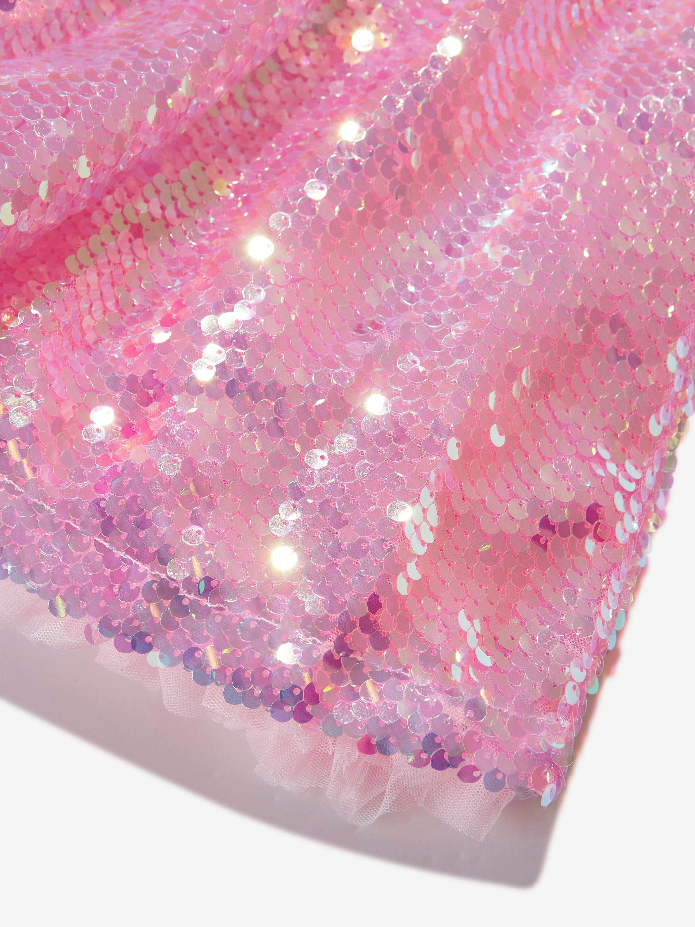 Billieblush Girls Sequin Skirt in Pink