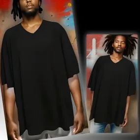 ^BRITCHES^ (BLACK) BIG SIZE TEES FOR MEN (FRONT POCKET) (6XT) (Tall)