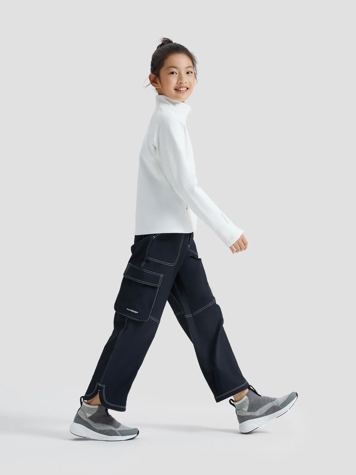 Brushed Stretch Cargo Pants