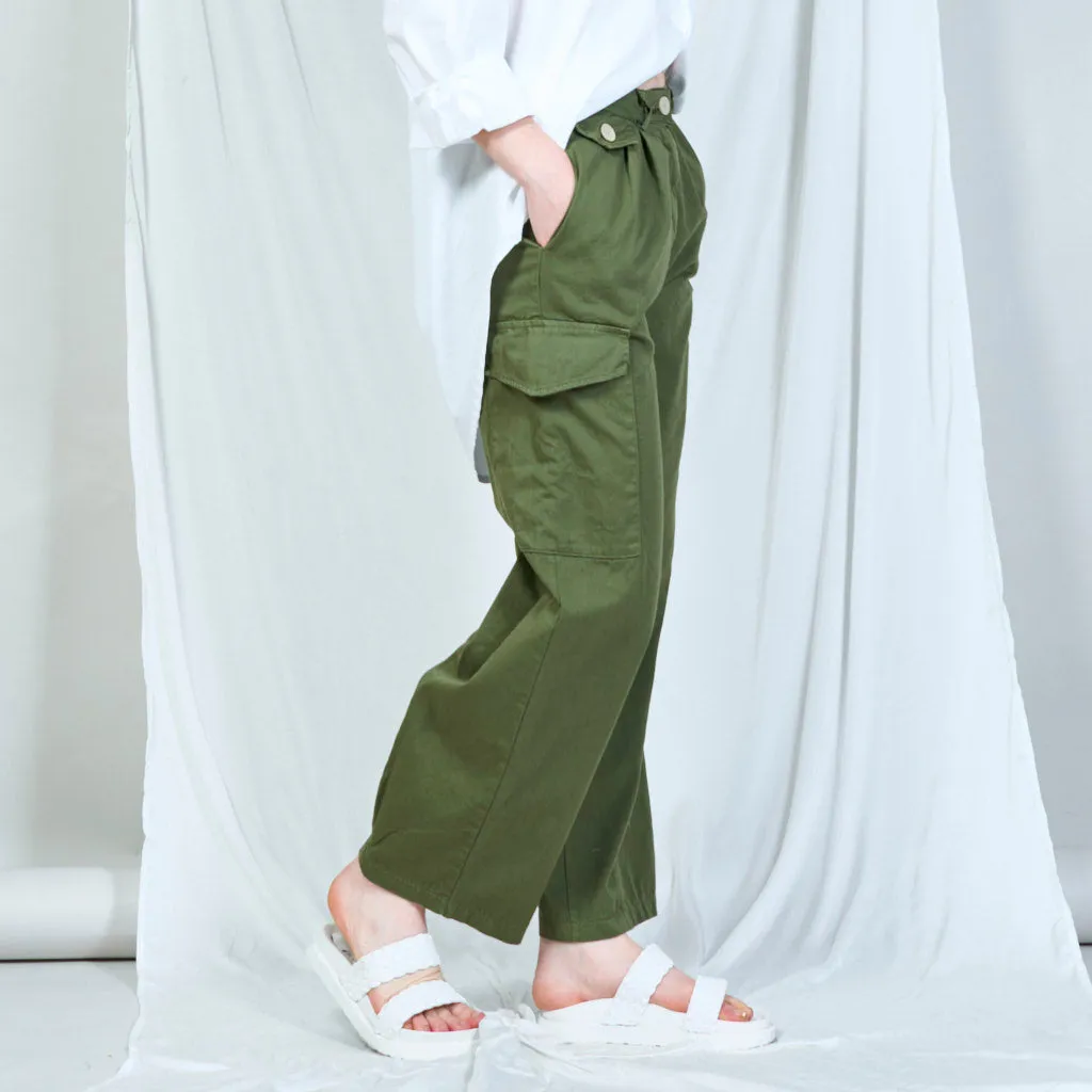 Cargo-style tailored trousers wholesale