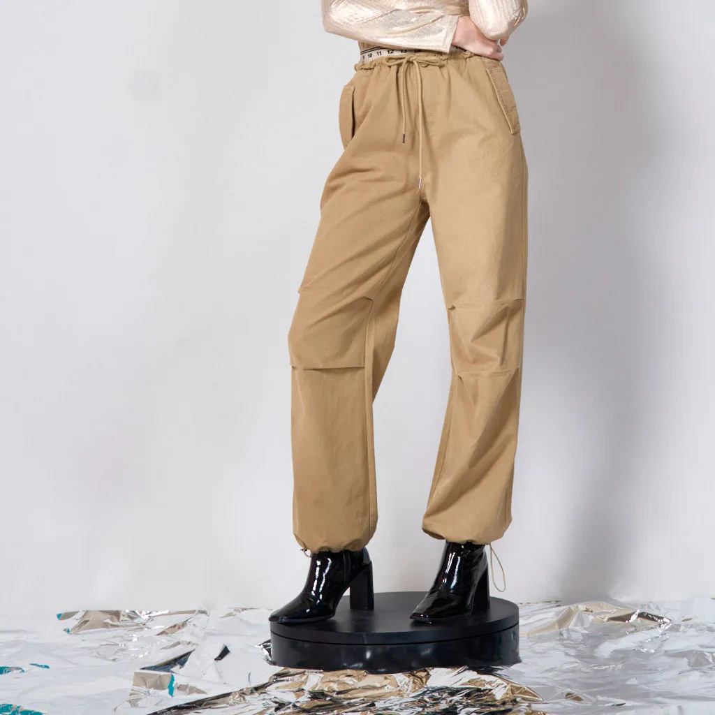 Cargo trend trouser with drawstring wholesale