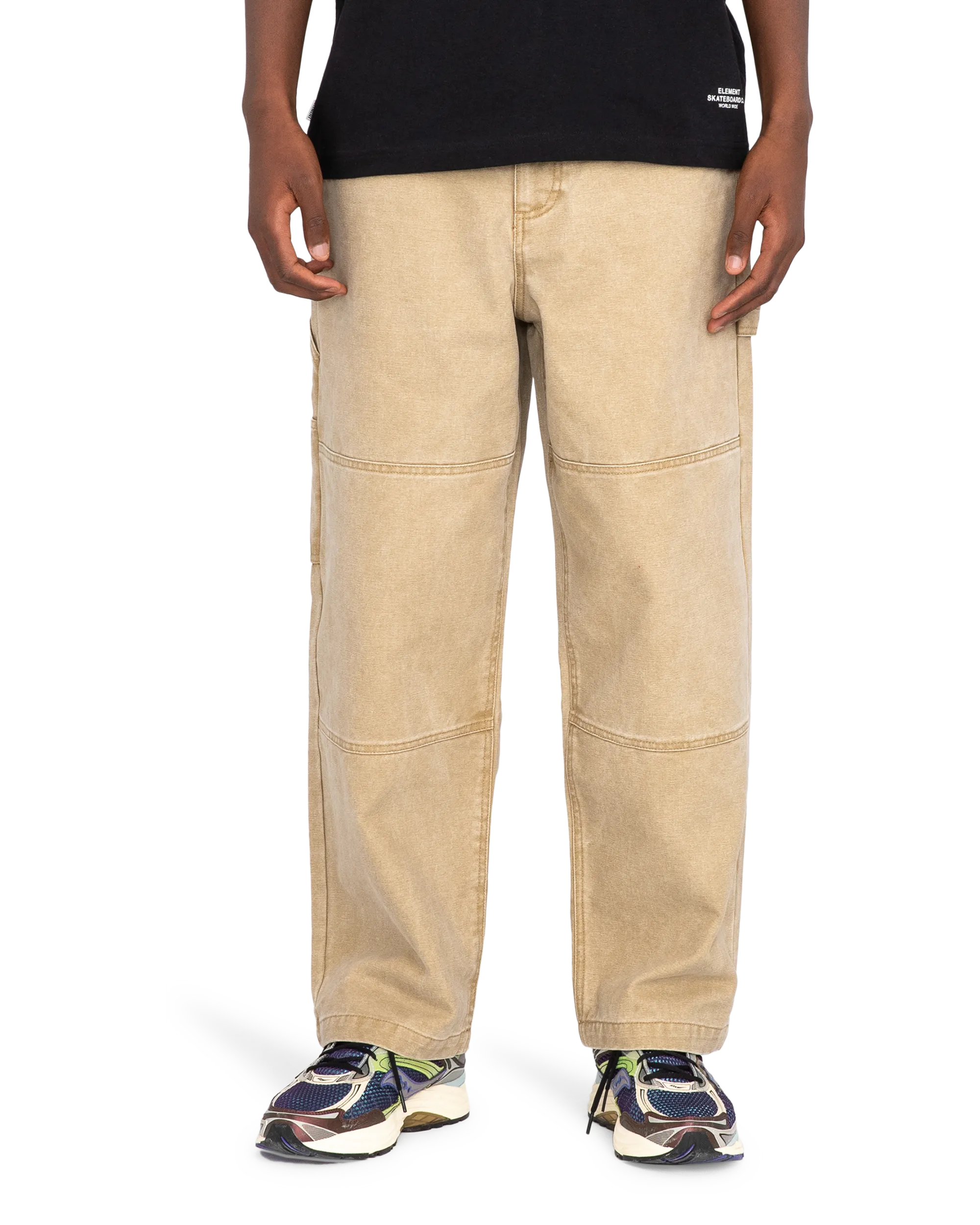 Carpenter Canvas Trousers in Khaki