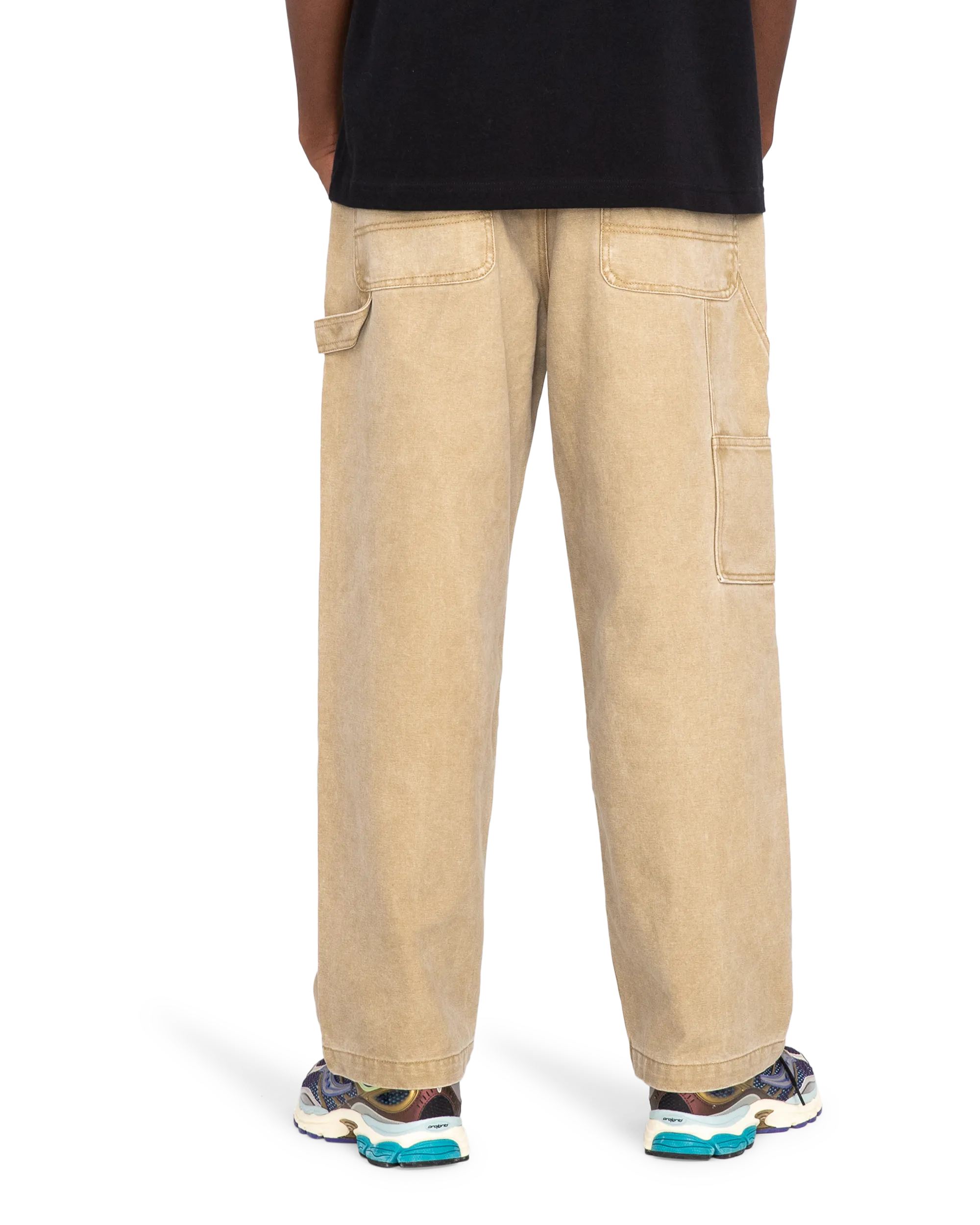 Carpenter Canvas Trousers in Khaki