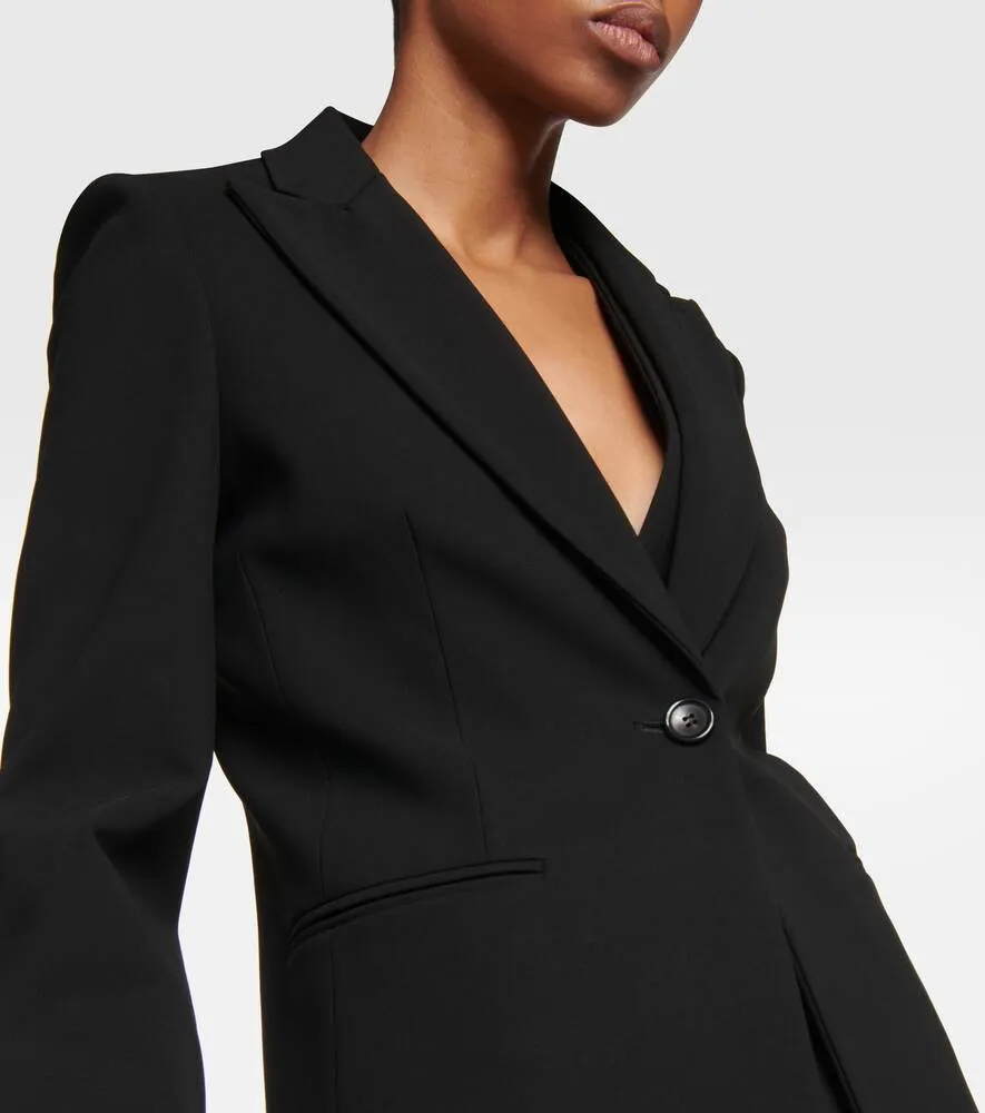 Circeo MAX MARA single breasted blazer, black