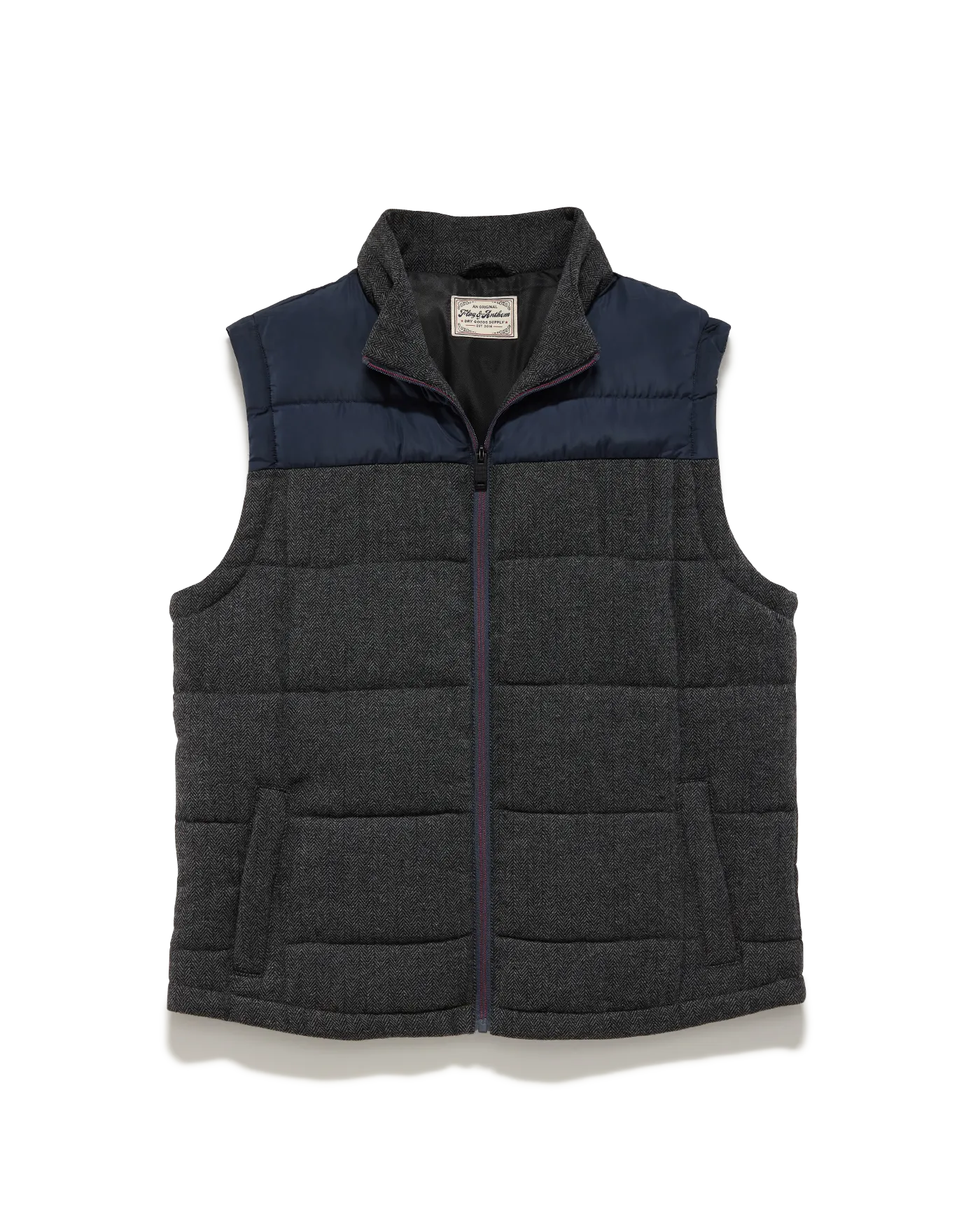 CROWDER MIXED MEDIA PUFFER VEST