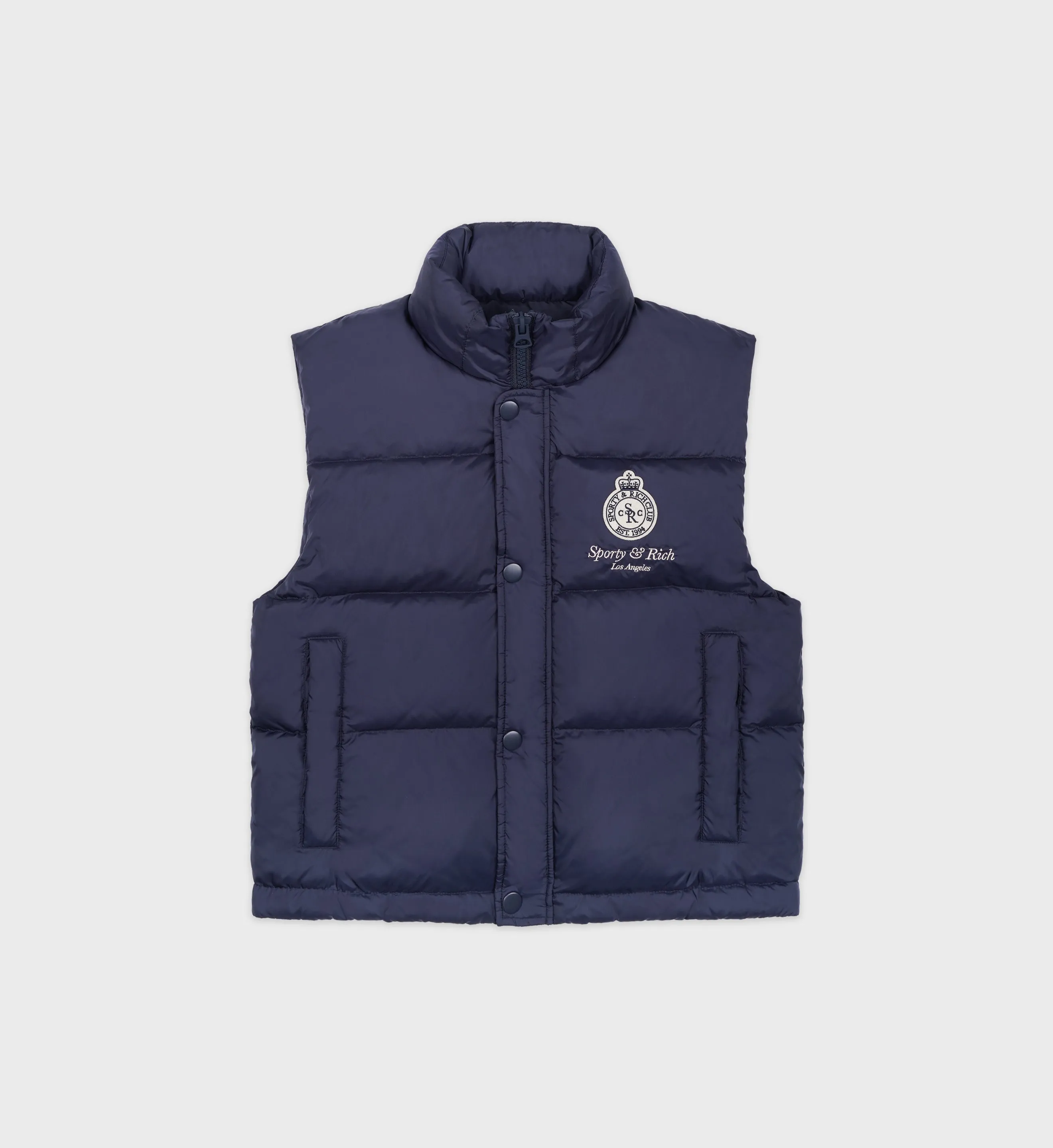 Crown L.A. Puffer Vest - Navy