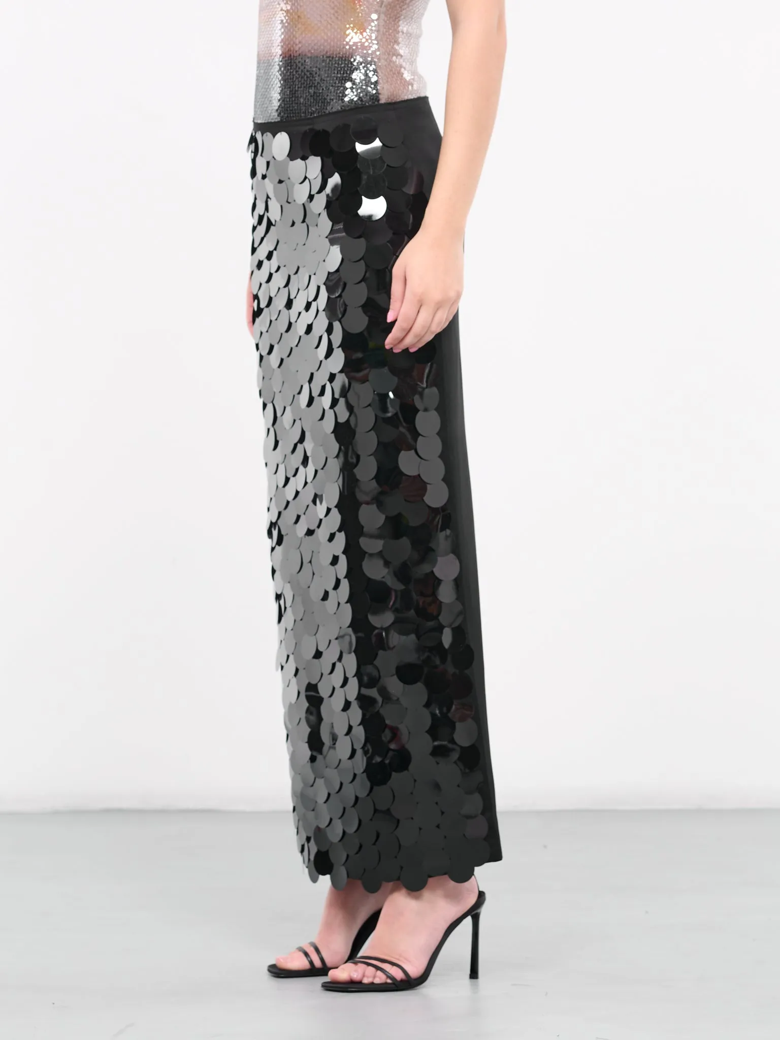 Delta Maxi Skirt (S-081-BLACK)