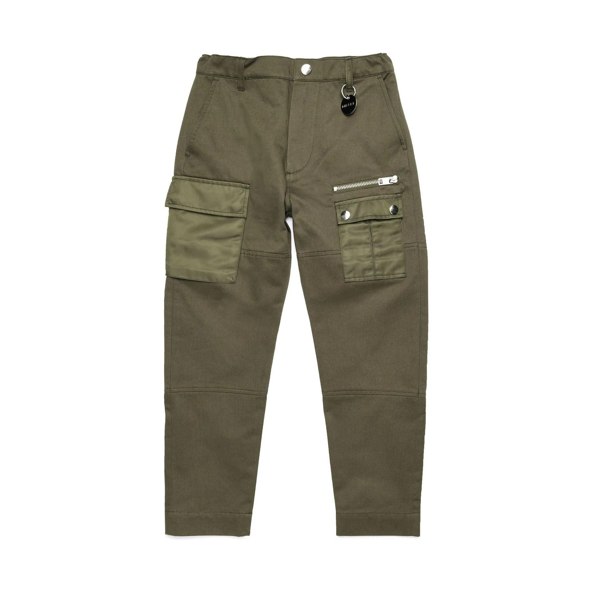 Diesel Kids Genderless Khaki Cargo Pants