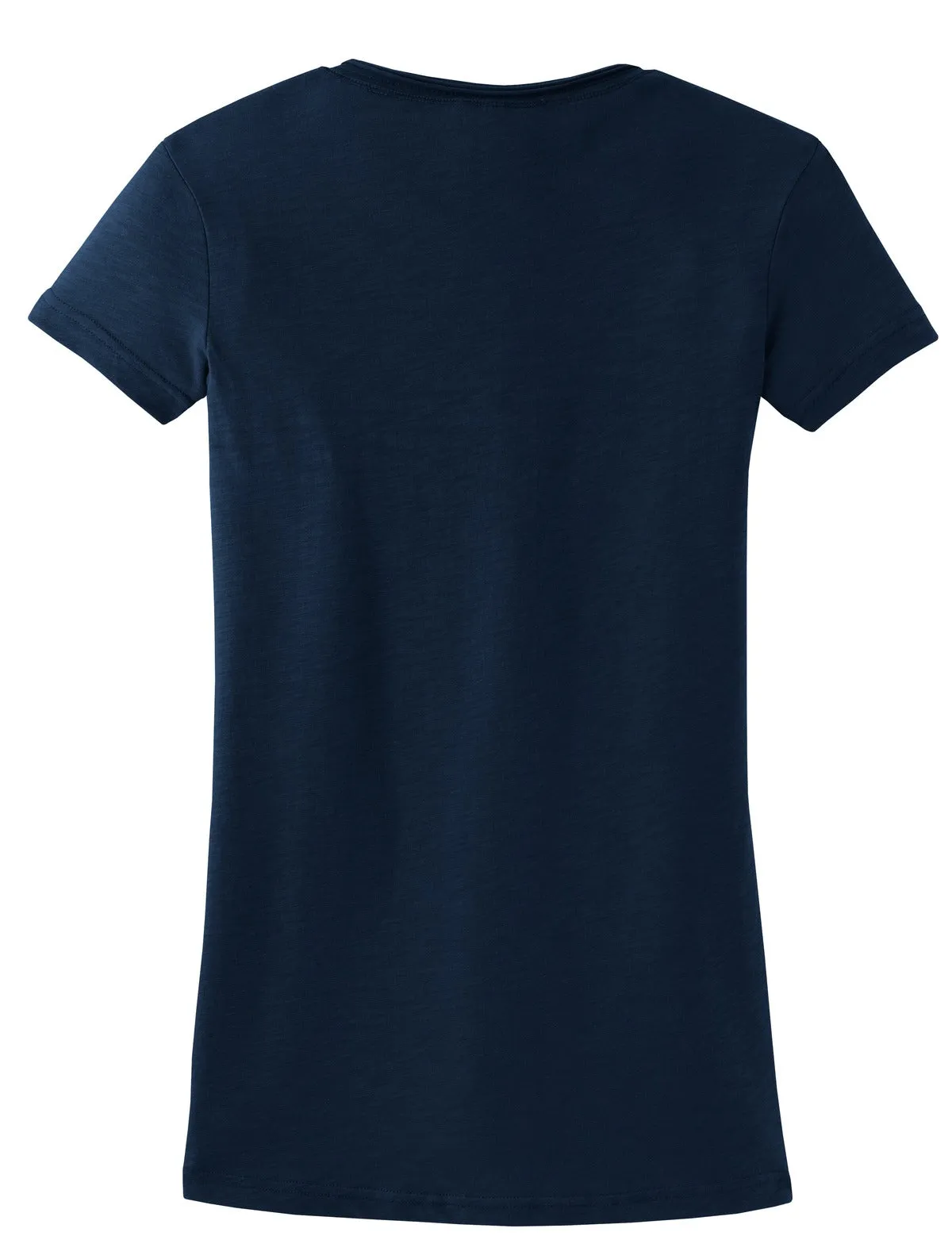 District Juniors Slub V-Neck Tee. DT240