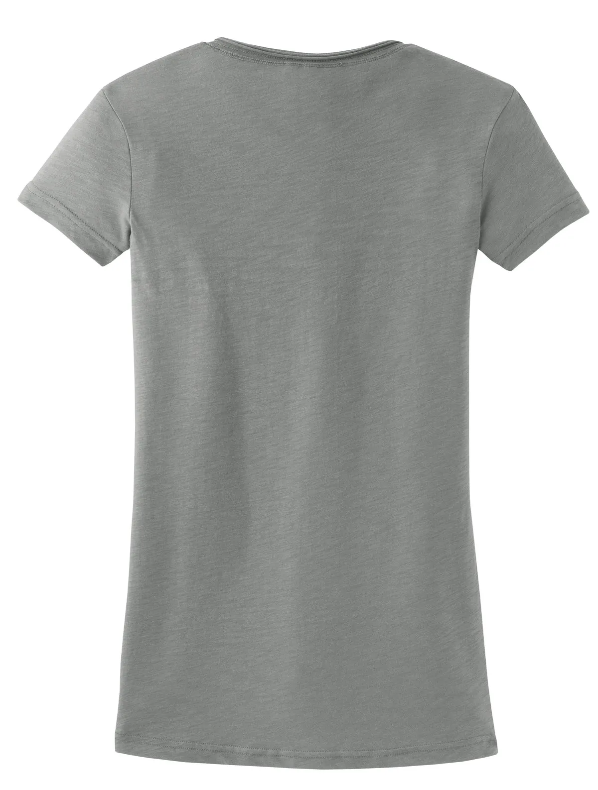 District Juniors Slub V-Neck Tee. DT240