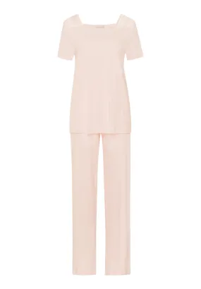 Emma Silk Trim Cotton Pajama Set | Morning Glow 74923-1348