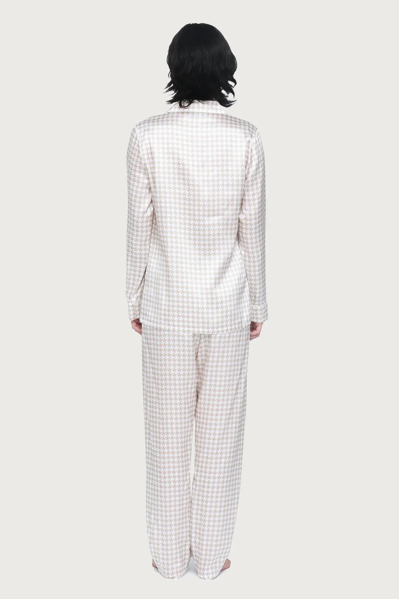 Ginia - Fine Finshes Pyjama | Houndstooth