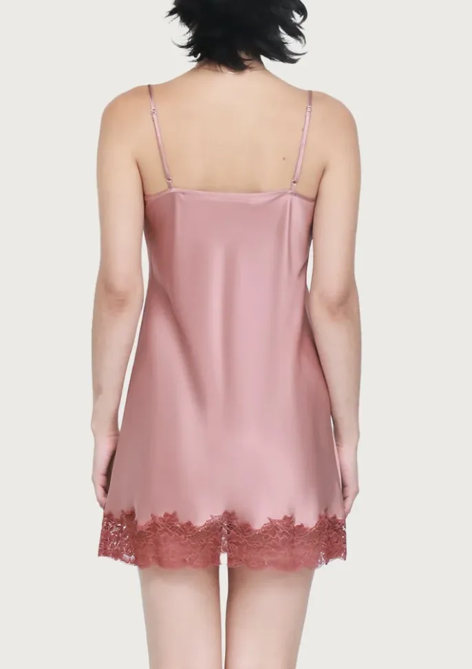 Ginia Lace Silk Chemise