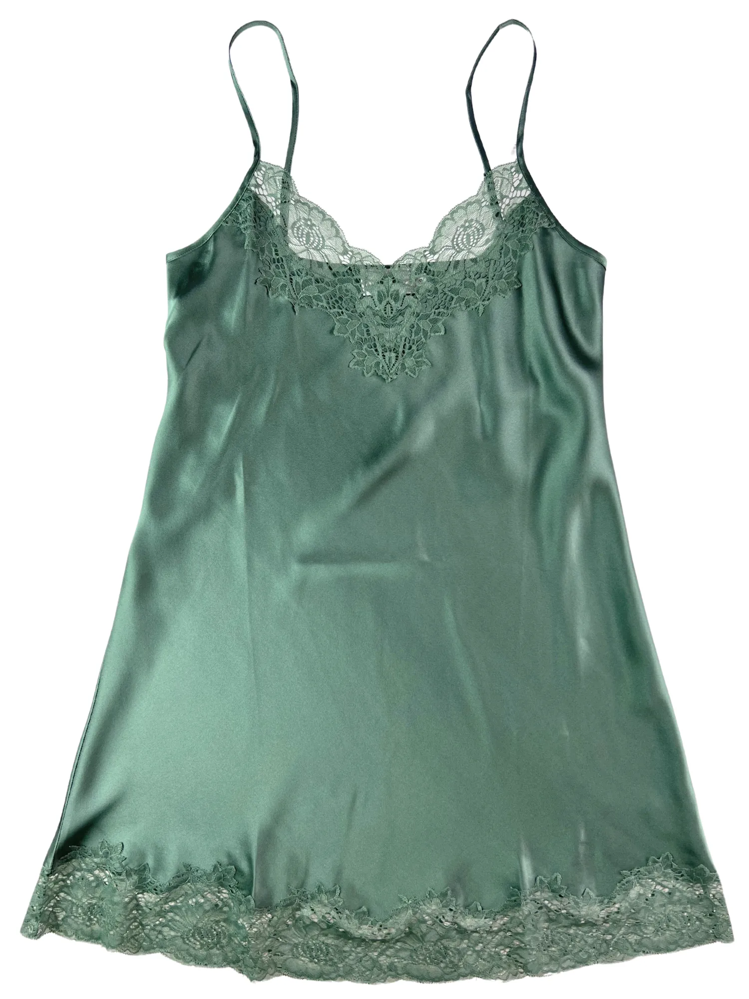 Ginia Lace Silk Chemise