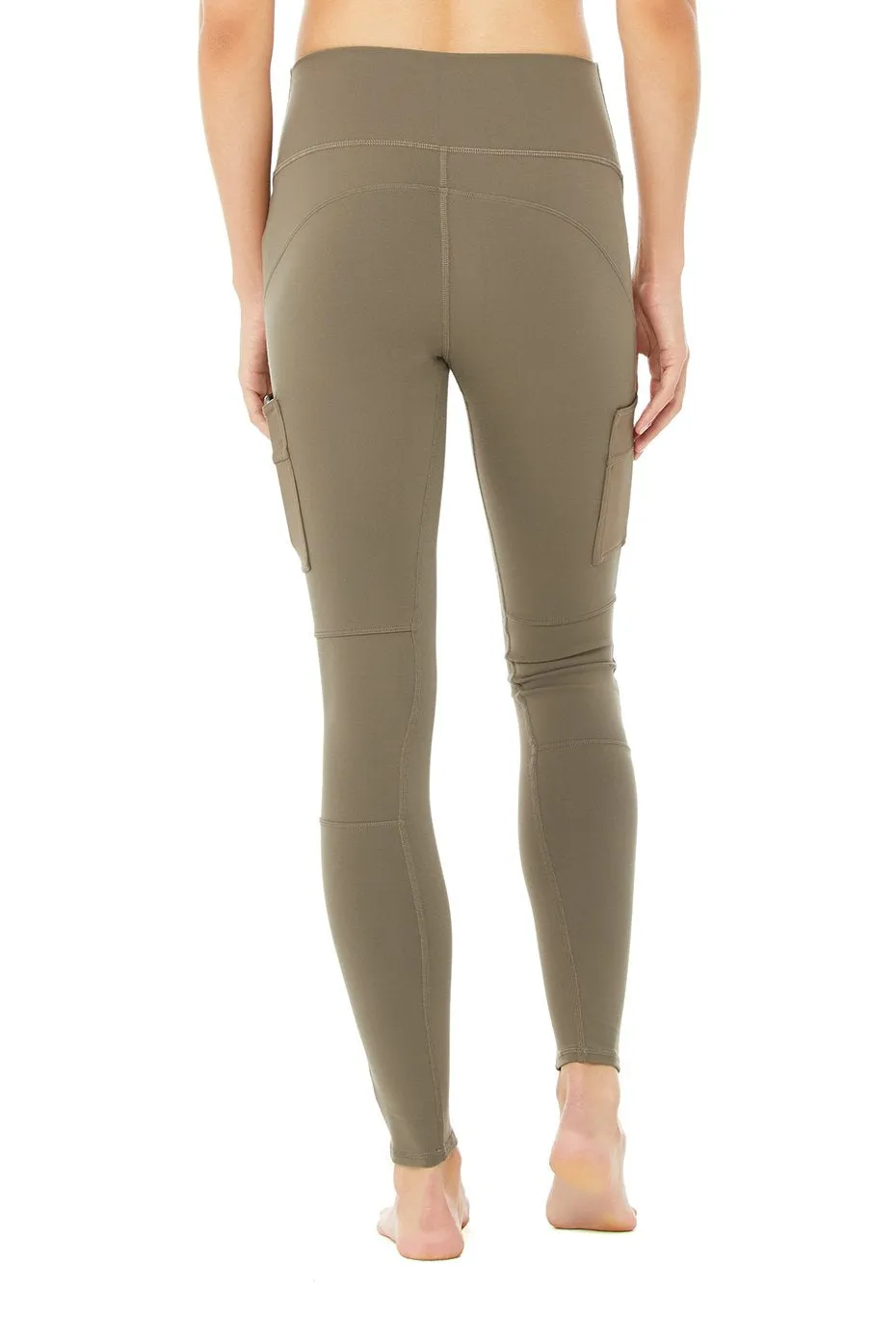 High-Waist Cargo Legging - Olive Branch