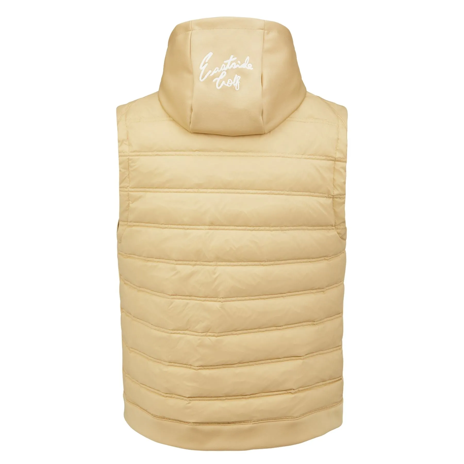 Hooded Puffer Vest Khaki - SU24