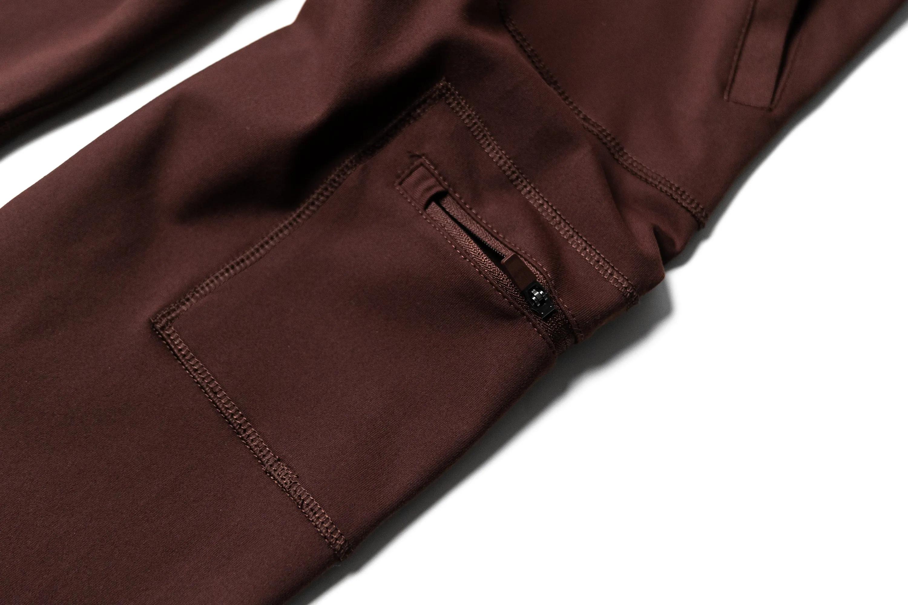 Hybrid Cargo Leggings - Burgundy