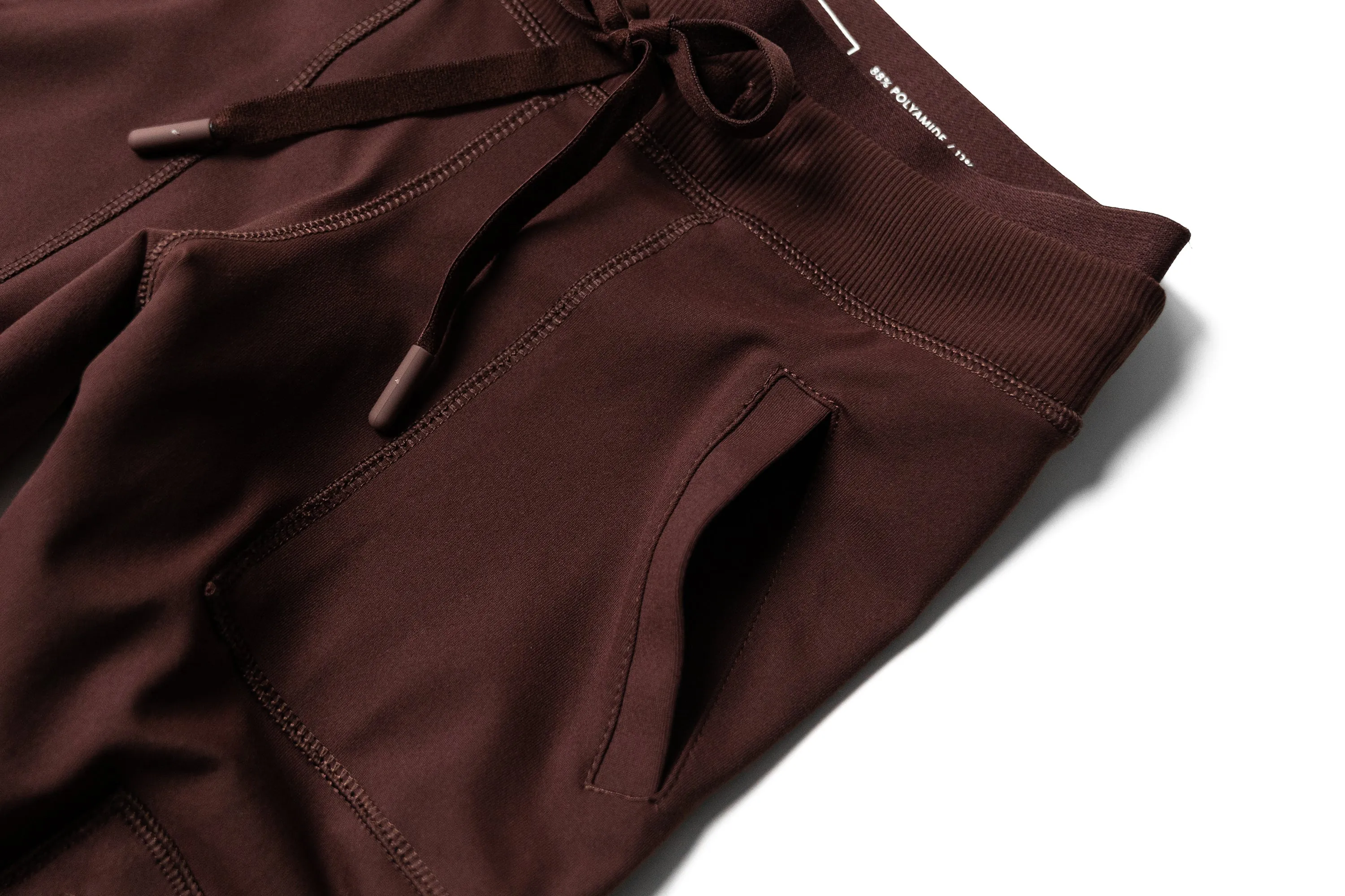 Hybrid Cargo Leggings - Burgundy