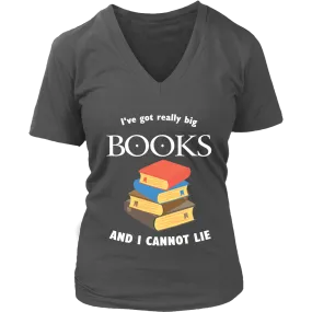 I've Got really Big Books  V-neck