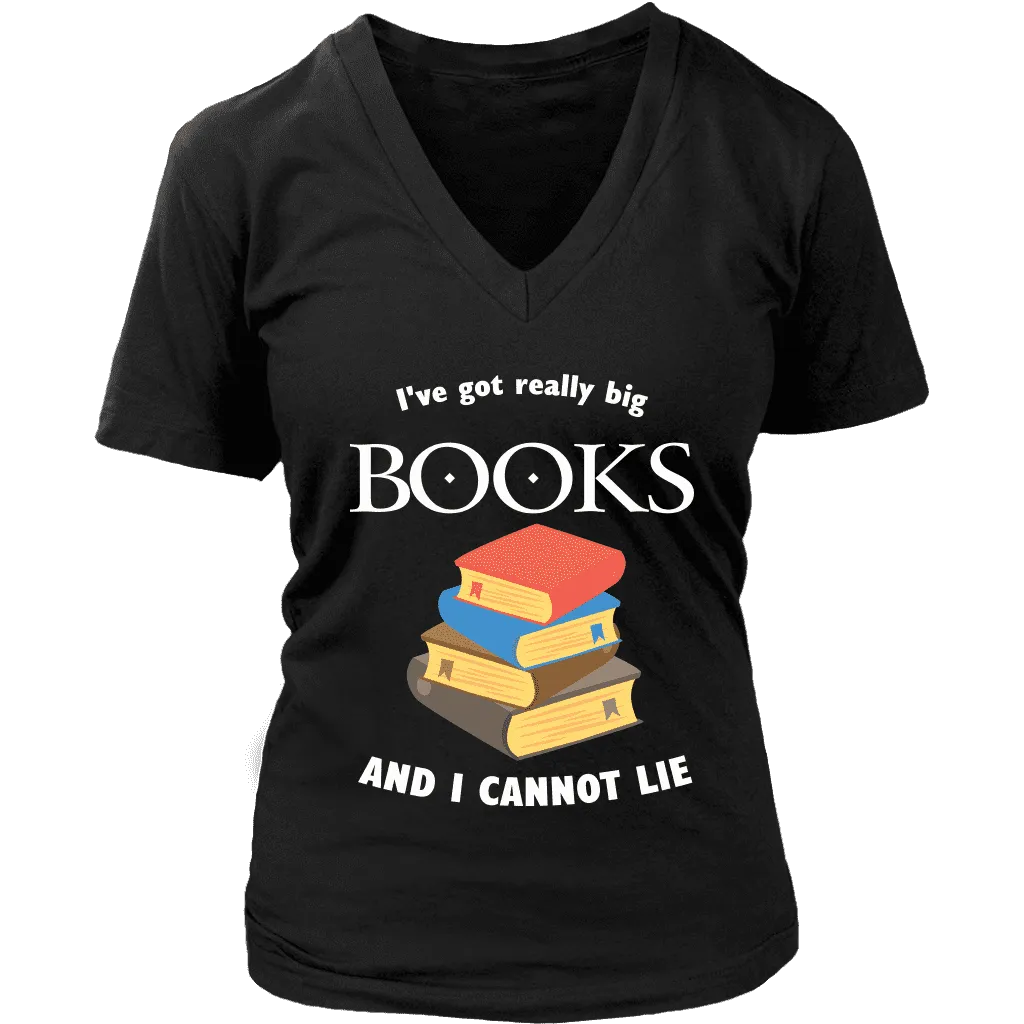 I've Got really Big Books  V-neck