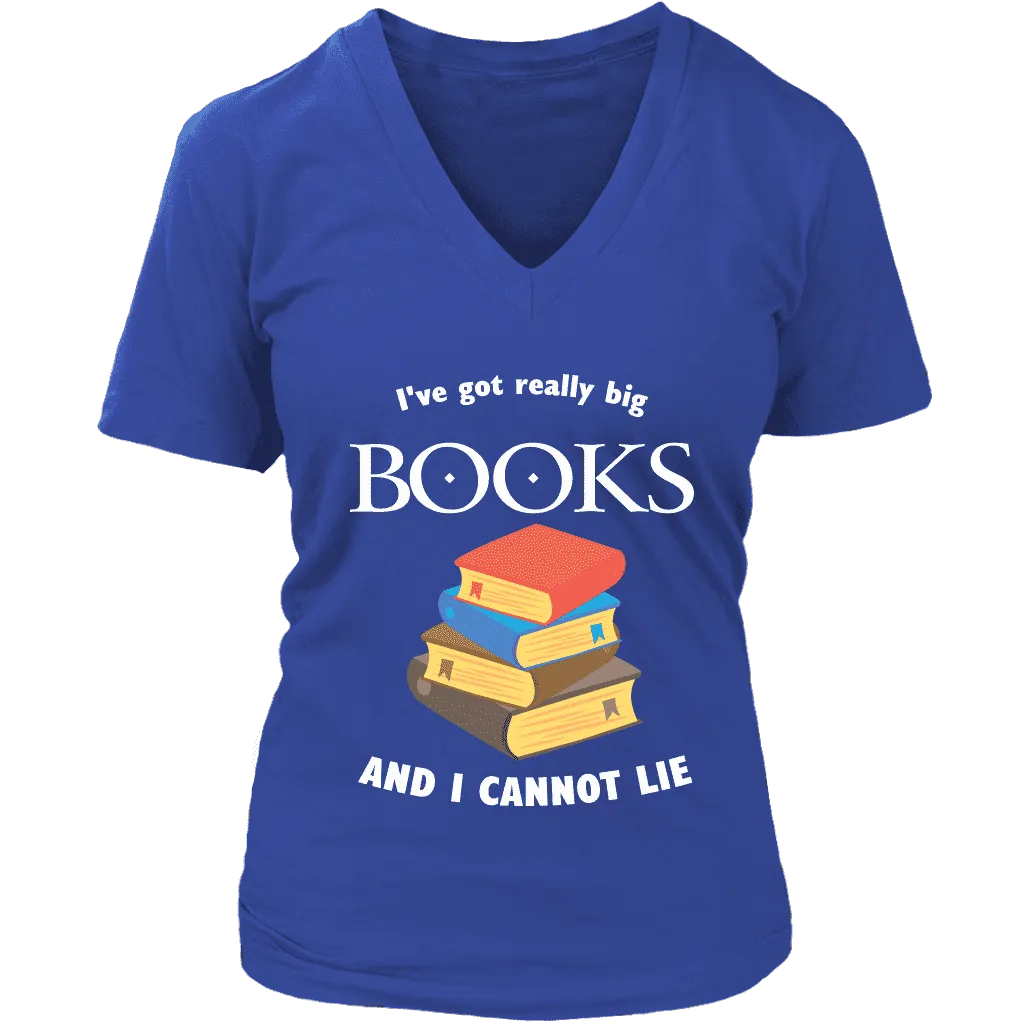 I've Got really Big Books  V-neck