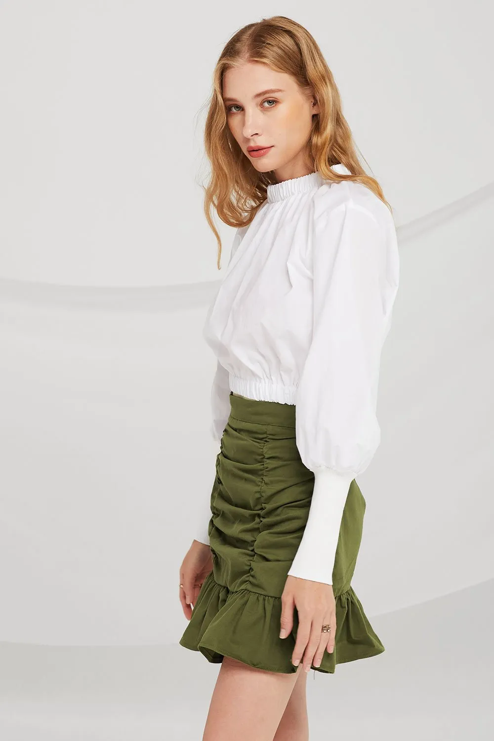 Kylie Crop Banding Top