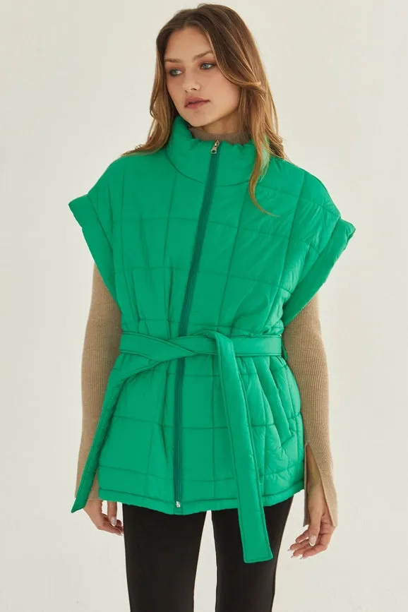 Lauren Brushed Quilted Puffer Vest