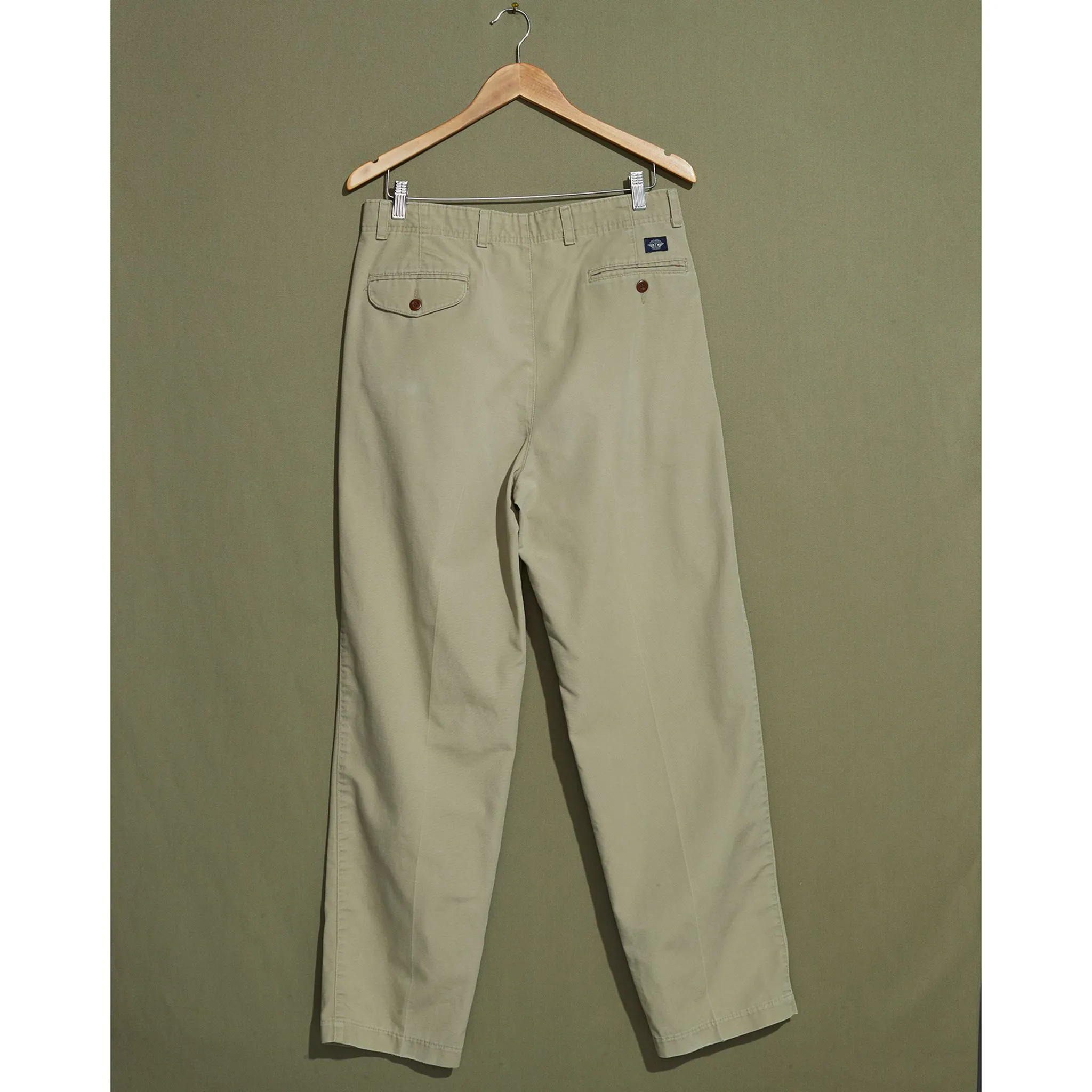 Made in USA, Double Pleated Khaki Pants - 32 x 31