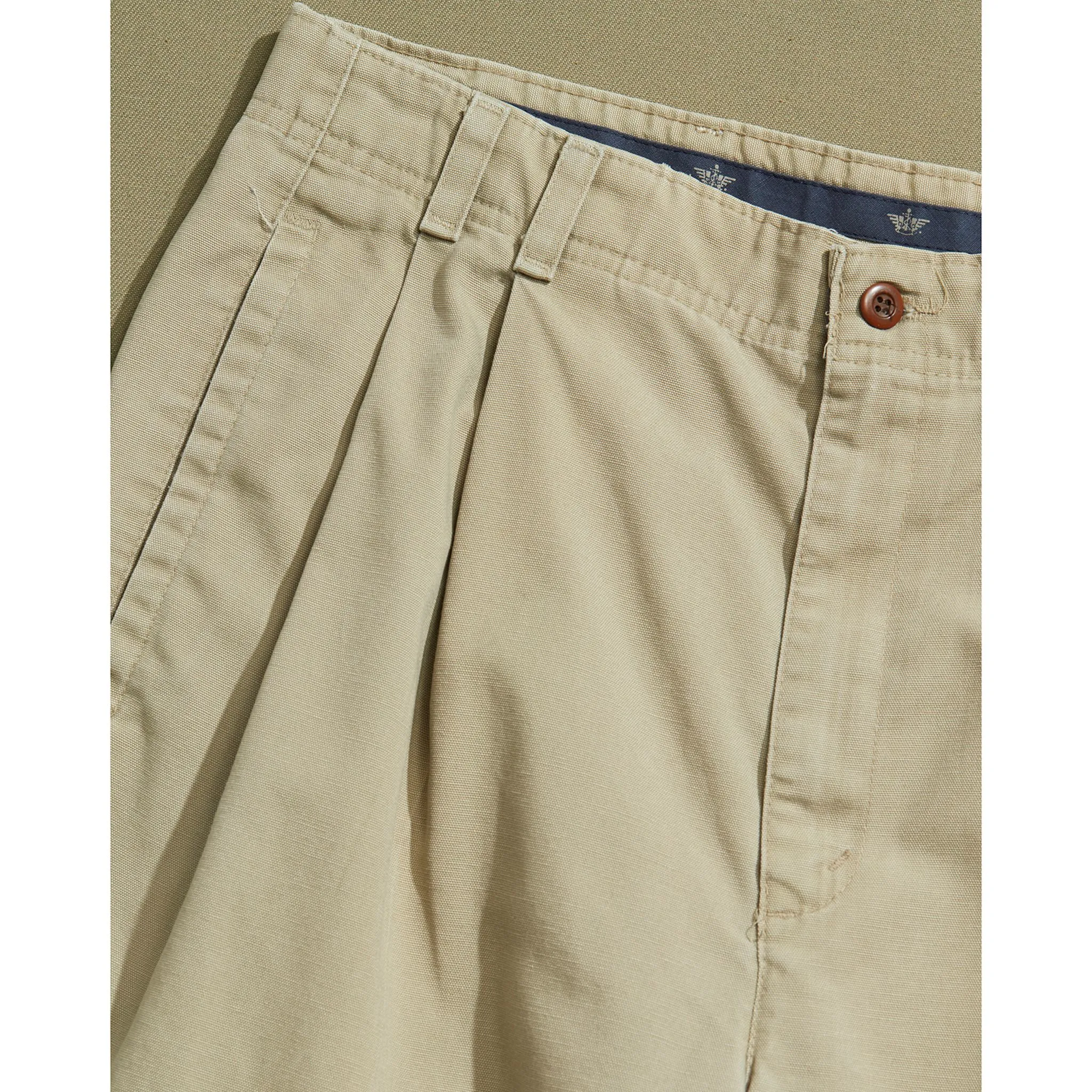 Made in USA, Double Pleated Khaki Pants - 32 x 31