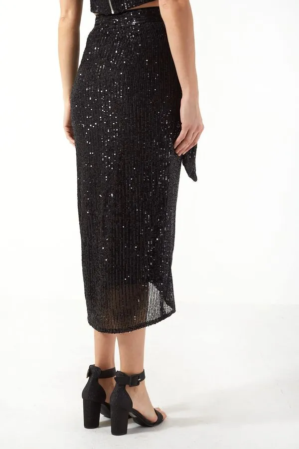 Marc Angelo Sequin Top and Skirt