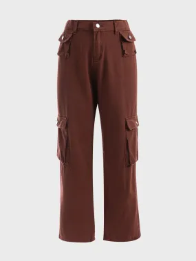 Midsize Beauty Multi-Pocket Cargo Pants