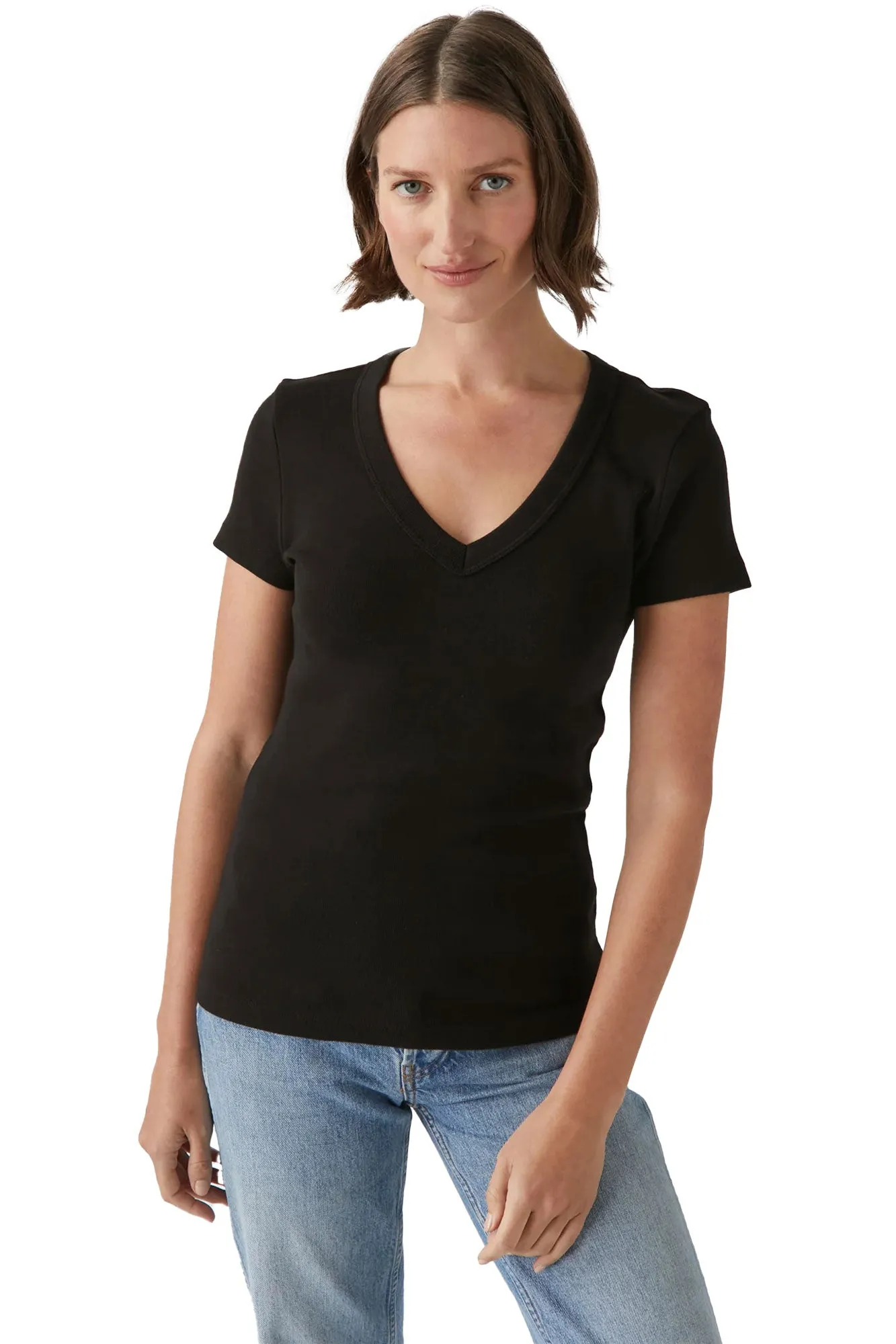 Nikki V-Neck Tee