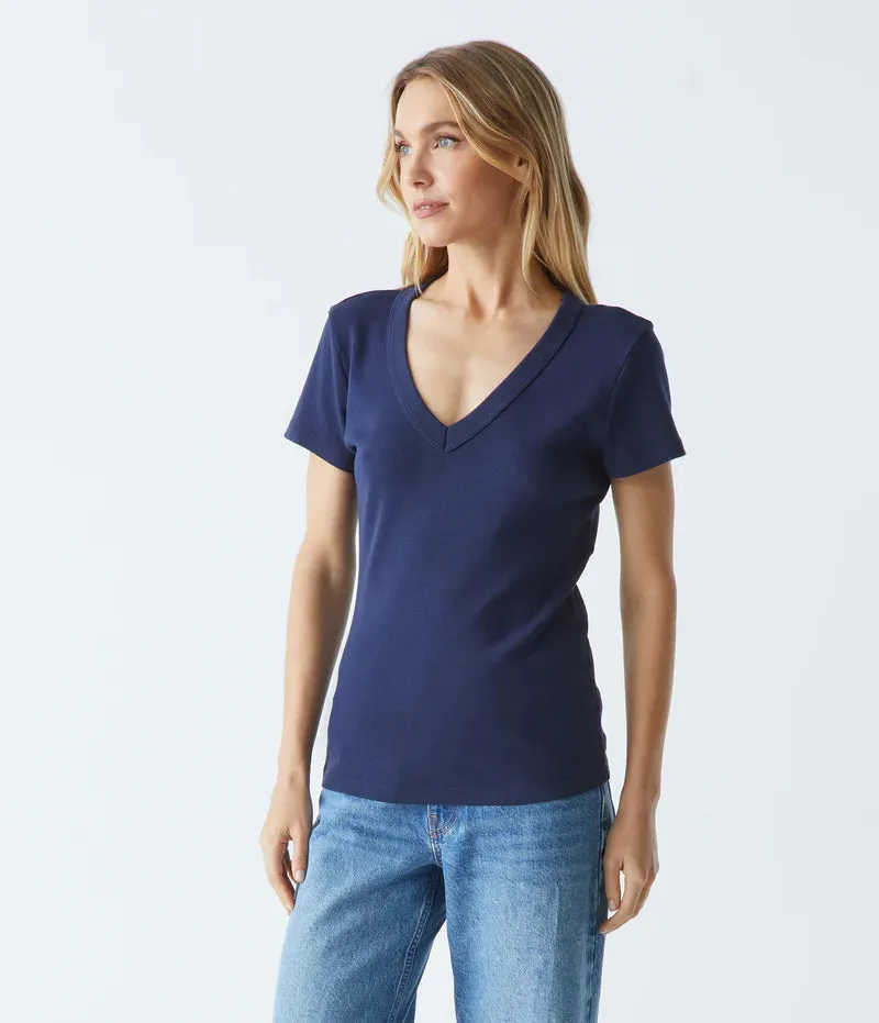 Nikki V-Neck Tee