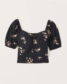 Parien Floral Crop Top