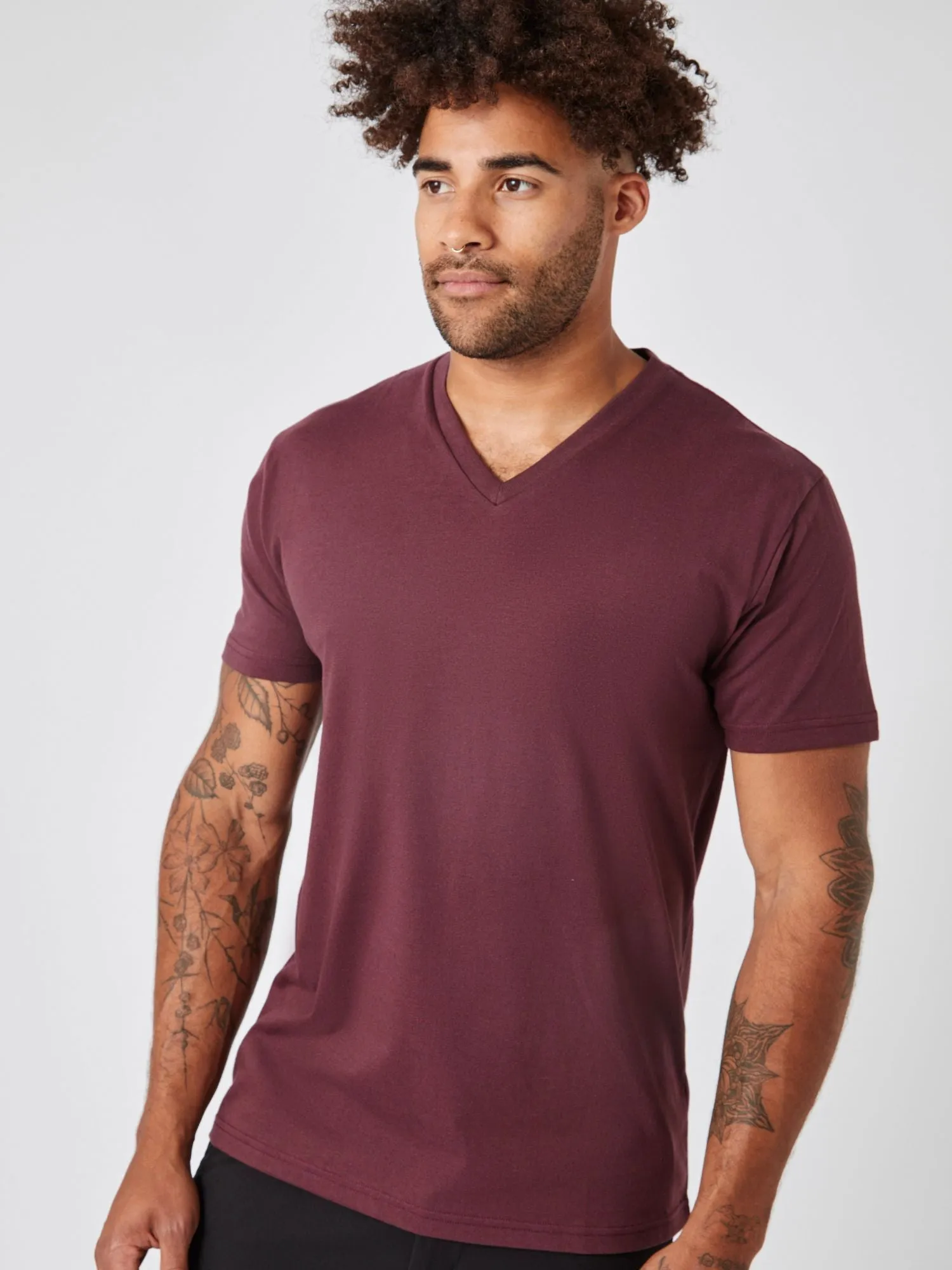 Port Red V-Neck FINAL SALE