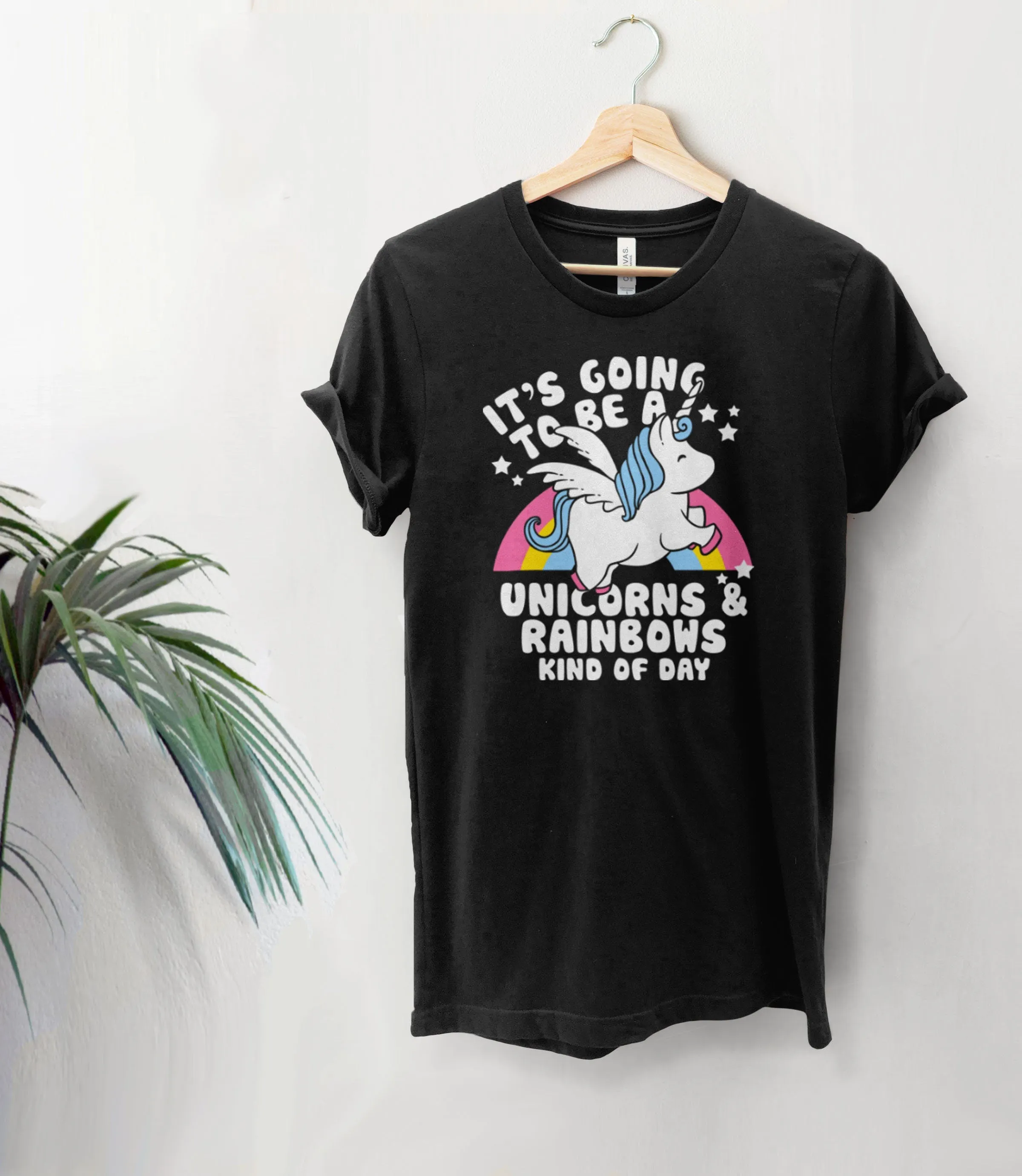 Rainbow Unicorn Shirt for Girls or Women | Rainbow T Shirt