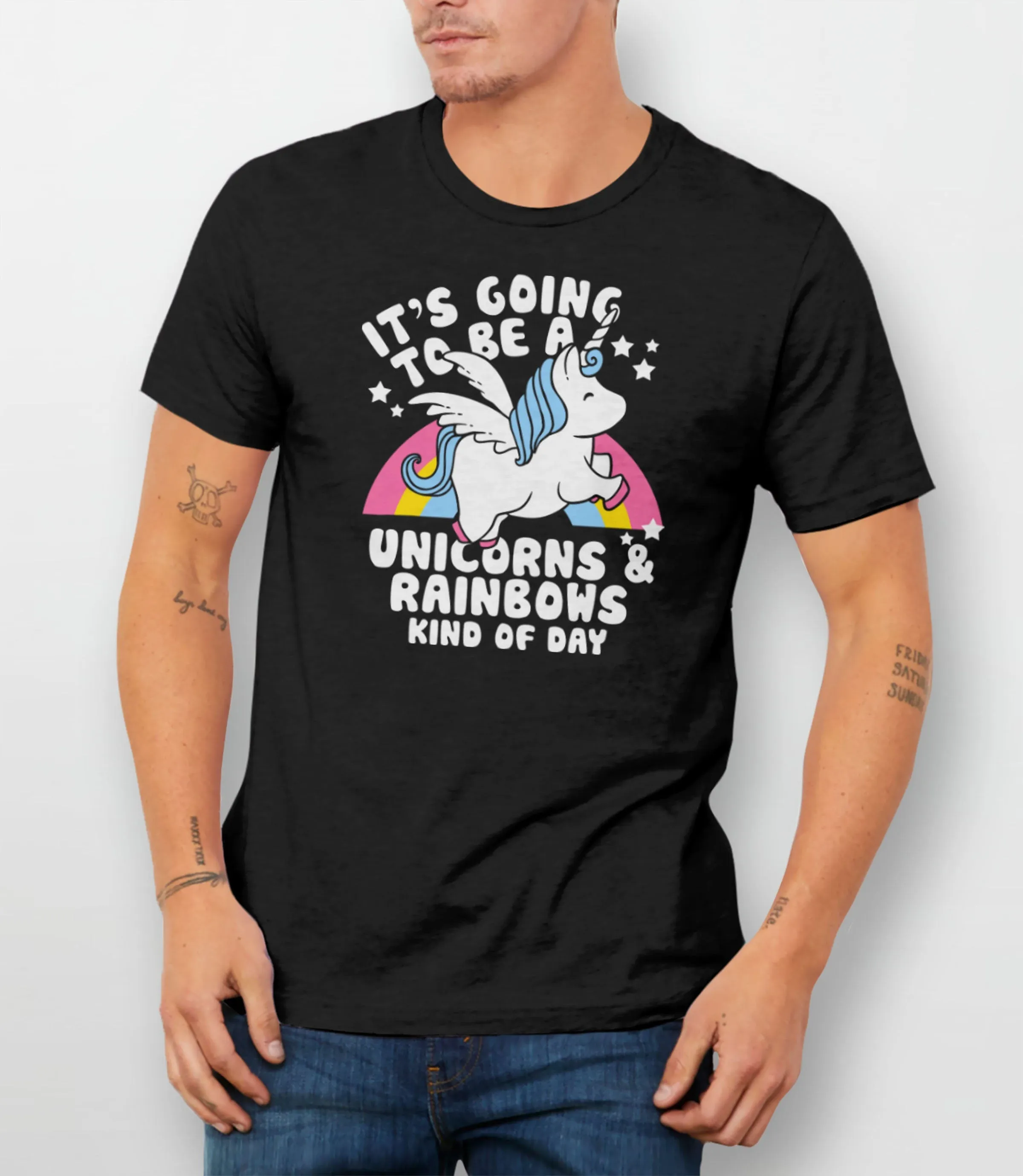 Rainbow Unicorn Shirt for Girls or Women | Rainbow T Shirt