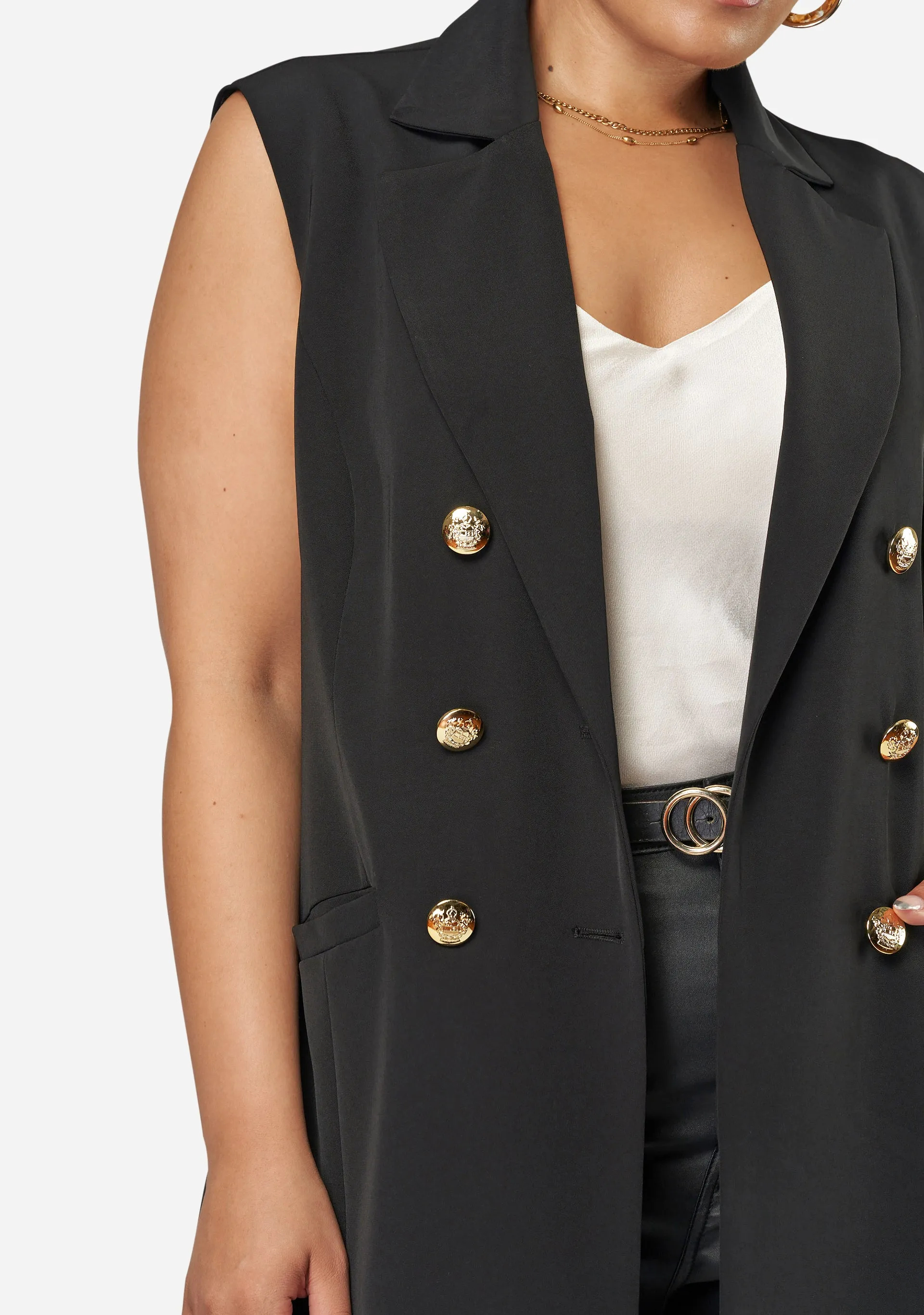 Scottie Sleeveless Blazer